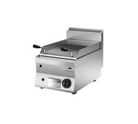 Grill Pierre de Lave Gaz Série 650 - B400 - - - Acier inoxydable 400x650x295mm