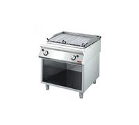 Grill pierre de lave gaz - Série 700 - Gastro M - - Acier inoxydable x700xmm
