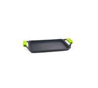 Ibili Plancha Essential 33 x 24 cm, fonte d'aluminium antiadhésive, compatible induction, Noir
