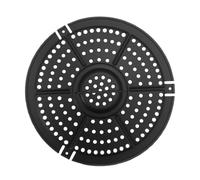 Grill pour à air - Grille de , Insert, Plateau de Cuisson Rond antiadhésif avec poignée | de à Air en Acier résistant à la Chaleur, pour la Cuisson, Le rôtissage, Les