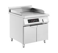 Royal Catering RCIN-700-03 Barbecue induction 10 000 W lisse Minuterie 0-180 min 80-300 °C Espace de rangement Plaque de cuisson et grill à induction