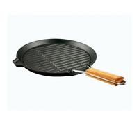 Grill Rond Fonte 25,5 Cm - Manche Rétractable