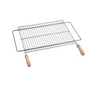Sauvic Grille de Barbecue Extensible de 72,5 à 82,5 x 40 cm zinguée