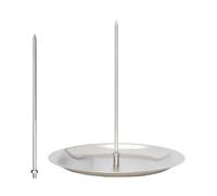 Grill Spike Brochette Verticale Barre de Barbecue Kebab Stick | Support de Viande en Acier Inoxydable Support Gyroscope Rotatif pour Tacos Al Berger Tour Shawarma Brésilienne Outil