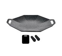 Grill Stovetop - Poêle à gril en pierre médicale, gril résistant à la chaleur, poêle à gril antiadhésive | Gril de cuisinière électrique, gril Portable suspendu, poêle à nettoyage facile avec Port de