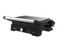 Taurus - Gril Électrique Grill&Co GR1500X | 1500W | Plaques Antiadhésives 27,5 x 17,3 cm | Couvercle Flottant 180º | Thermostat Réglable | Base Antidérapante | Bac à Graisse Amovible