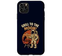 Grill to The Moon Astronaute BBQ Humour Humour Cookout Coque pour iPhone 11 Pro Max