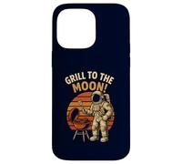 Grill to The Moon Astronaute BBQ Humour Humour Cookout Coque pour iPhone 14 Pro Max