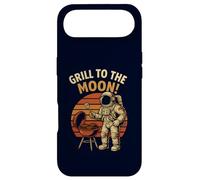 Grill to The Moon Astronaute BBQ Humour Humour Cookout Coque pour iPhone Air