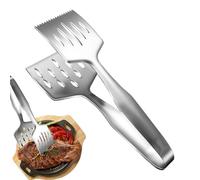 Grill Tongs - Heat-Resistant Cooking Tool, Metal Barbecue Tongs For Kitchen, Steak, Fish, | Heat-Resistant Cooking Buffet Serving Clamps For Outdoor Picnic, Camping, Party, Backyard Grilling