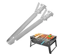 Grill Tongs Set - Fire Trucks Design for BBQ | Stainless Steel with Dishwasher Safe Finish, 29cm Outdoor Cooking Tool, Home Indoor Camping Gathering Accessory, Father Grandfather Gift Kitchen Helper