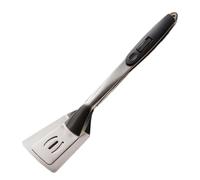 grill tongs with an extended, heat-resistant handle. This 2-in-1 tong