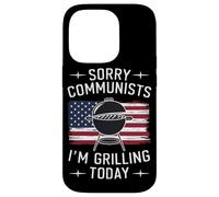 Grill USA Grill Désolé, communistes, Je Fais des grillades Aujourd'hui Coque pour iPhone 14 Pro