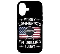 Grill USA Grill Désolé, communistes, Je Fais des grillades Aujourd'hui Coque pour iPhone 17