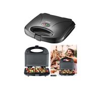 Grill Viande NOIR 750W Panini Plaque antiadhésive 750W Haute qualité