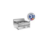 Grillade pierres de lave à gaz - Grille 38 dm² - Gamme 650 - Baron - - Acier inoxydable x650xmm