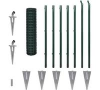 Grillage 10 x 1,2 m avec les support pour jambe de force à enfoncer