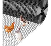 Grillage a poule 1/2 - 36 po X 50 pi de tissu matériel clôturant le rouleau treillis métallique soudé galvanisé for poulet cage filet volaille para Esgrima(B 0.9x30m)