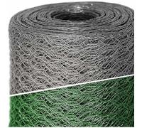 Grillage à poule galvanisé - MICH - Triple torsion - Maille hexagonale 25 mm - 1m x 20m - Robuste - Durable