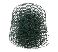 Grillage à Poules Vert Hexagonal 22 Jauge, Rouleau 10cm X 4 M | Fil de Fer pour Fleuristes et Jardinage Diy, Maille 0, 6 Pouce, Usage Décoratif pour Bordures