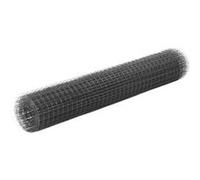 Grillage acier avec revêtement en PVC 10x1 m gris gris G