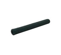 vidaXL Filet en acier revêtu PVC 25 x 1,2 m hexagonal vert Clôture de jardin