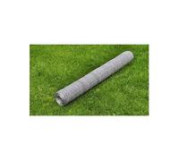 vidaXL Grillage Acier galvanisé 140415 25 x 0,5 m ép. 0,5 mm Clôture de jardin