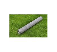 Grillage Acier Galvanisé 25x0,75 m Epaisseur 0,5 mm Clôture de Jardin 140419