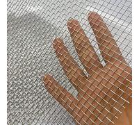 Grillage anti rongeur,Grillage Inox aeration fenetre,Métallique Fine Maille 6Mesh 8Mesh Maille d'Acier Inoxydable,pour Moustiquaire,Maille d'acier pour Tamis Jardin,Filtration Dépoussiérage Séparation