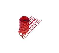 Grillage avertisseur rouge - avertissement électricité - 30 cm x 100 m INTERPLAST