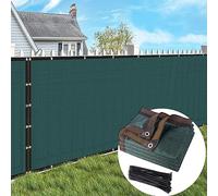 Grillage de Clôture, 2mx5m, Maille Brise-Vent Stable, 130 g/m², Grillage de Clôture, 90% HDPE, pour Usage Extérieur, Résistant aux UV, Résistant à la Déchirure, Brise-Vent, avec Attaches et Œillets