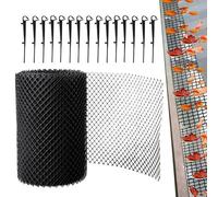 Grillage De Clôture Pour Fossé De Drainage | Filet Anti-Blocage À Installation Rapide | Filet Barrière Couverture Maille Piège À Feuilles | pour Cour, Entrée, Terrasse, Balcon, Pelouse et Espace Ver