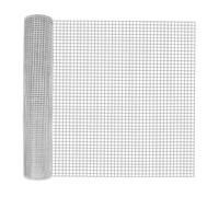 Grillage de jardin galvanisé - Maille carrée 1/2 pouce, 19Ga, rouleau métallique robuste - Parfait pour enclos à poules, cages à lapin, clôtures extensionérieures - Protection plantes, aménagement
