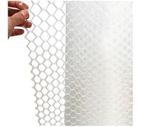 Grillage de Protection Contre les Poule Lapin Filet de Sécurité en Plastique Balcon Pour Gazon, Filet de Clôture Pour Petit Animaux Clôture de Poulet Jardinage(Size:1*4m(3*13ft),Color:blanc)