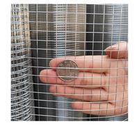 Grillage en acier inoxydable 304 - 1 cm/0,8 mm - Filet de protection pour terrain de jeu - Filet de clôture durable pour volaille - Maille de sécurité robuste de 0,6 x 16 m.