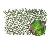Grillage En Feuille De Lierre Artificielle, Haie Artificiel Brise-Vue Décoration Rouleau, Treillis Extensible Feuillage, Écran Jardin Pour Balcon Cour Arrière Patio
