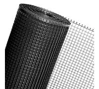 Grillage en plastique pour clôture et enclos, Largeur 1,2 m Noir (au mètre)