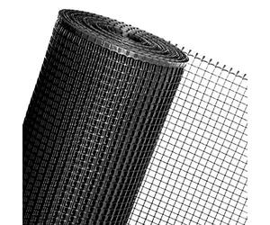 Grillage en plastique pour clôture et enclos, Largeur 1,2 m Noir (au mètre)