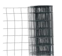 Easy Clôture Grillage en Rouleau Acier galvanisé Maille 100x100 mm H1m00 x L20 m - Gris Anthracite - Hauteur 1m20