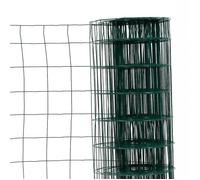 Grillage en rouleau acier galvanisé maille 100x100 mm H1m20 x L20 m - Vert - Hauteur 1m20