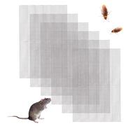 Grillage Fine Maille Inox 304, 6 Feuilles Treillis Découpables 15 x 21 cm, Grille Métallique Maille 20 pour Filtration, Aération et Protection Domestique