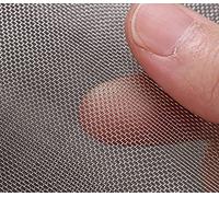 Grillage Fine Maille INOX, 40 Mesh Tissu De Treillis Métallique Grillage D'armoires Maille D'aération pour Cuisine Filtre,Argent,1x2m