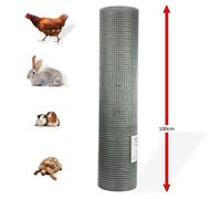 Grillage galvanisé à maille carrée 13 mm 1 x 20 m D31221