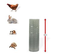 Grillage galvanisé à maille carrée 19 mm 0,5 x 10 m D31222