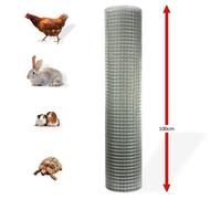 Grillage galvanisé à maille carrée 19 mm 1 x 20 m D31225