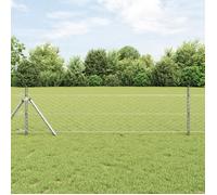 Grillage Hexagonal vidaXL 0,5x10 m Acier Galvanisé 3352909