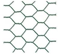 Grillage métal plastifié - 0,50 x 10 m/41 x 0,8 mm "Galvanex Plast 41" - triple torsion - Vert Vert