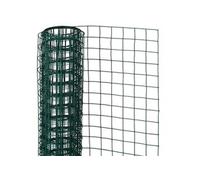 Grillage Métallique Carré 1x5 m Vert Clôture de Jardin Terrasse Patio