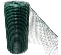 Grillage métallique carré 25m 50cm Largeur mailles 12,7mm 0,9mm vert