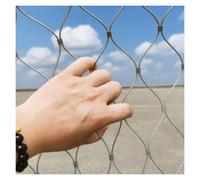 Grillage métallique en acier inoxydable, 1,5 mm d'épaisseur, ouverture de 6 cm, filet de sécurité pour escaliers, barrière pour animaux et volailles, clôture de jardin 1,5 x 26 m